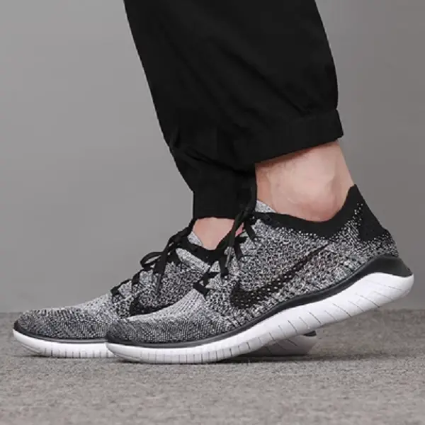 Giày Nike Free RN Flyknit 2018 ‘White Black’ 942838-101 - Ảnh 4