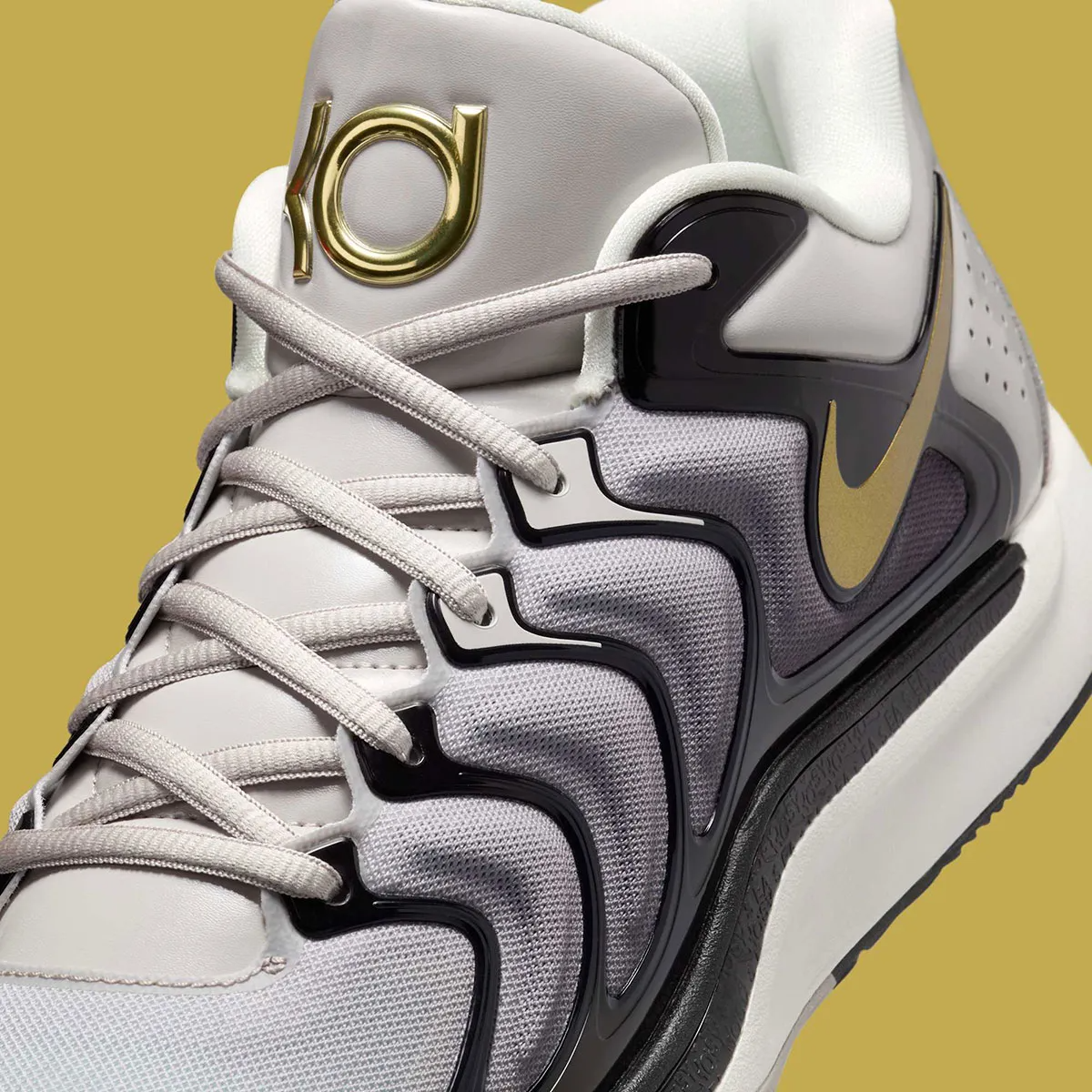 Giày Nike KD 17 ‘Light Iron Ore Metallic Gold’ FJ9487-003 - Ảnh 4