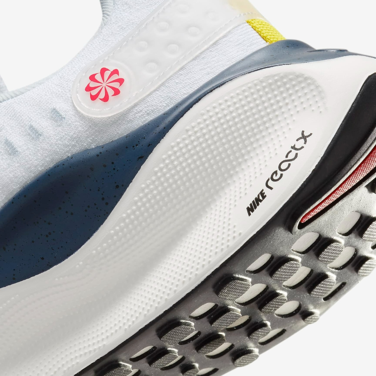 Giày Nike ReactX Infinity Run 4 ‘White Navy Yellow’ HJ9071-100 - Ảnh 5