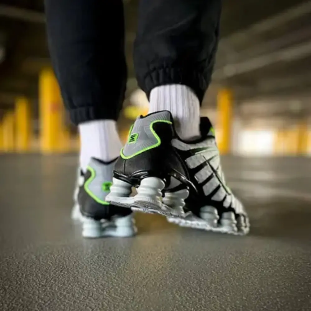 Giày Nike Shox TL ‘Wolf Grey Lime’ AV3595-005 - Ảnh 5