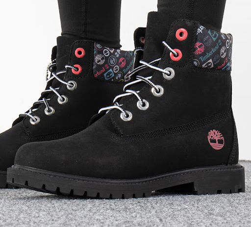 Giày Timberland Nubuck Leather Waterproof 6 Inch Boots ‘Black’ A5M24001 - Ảnh 3