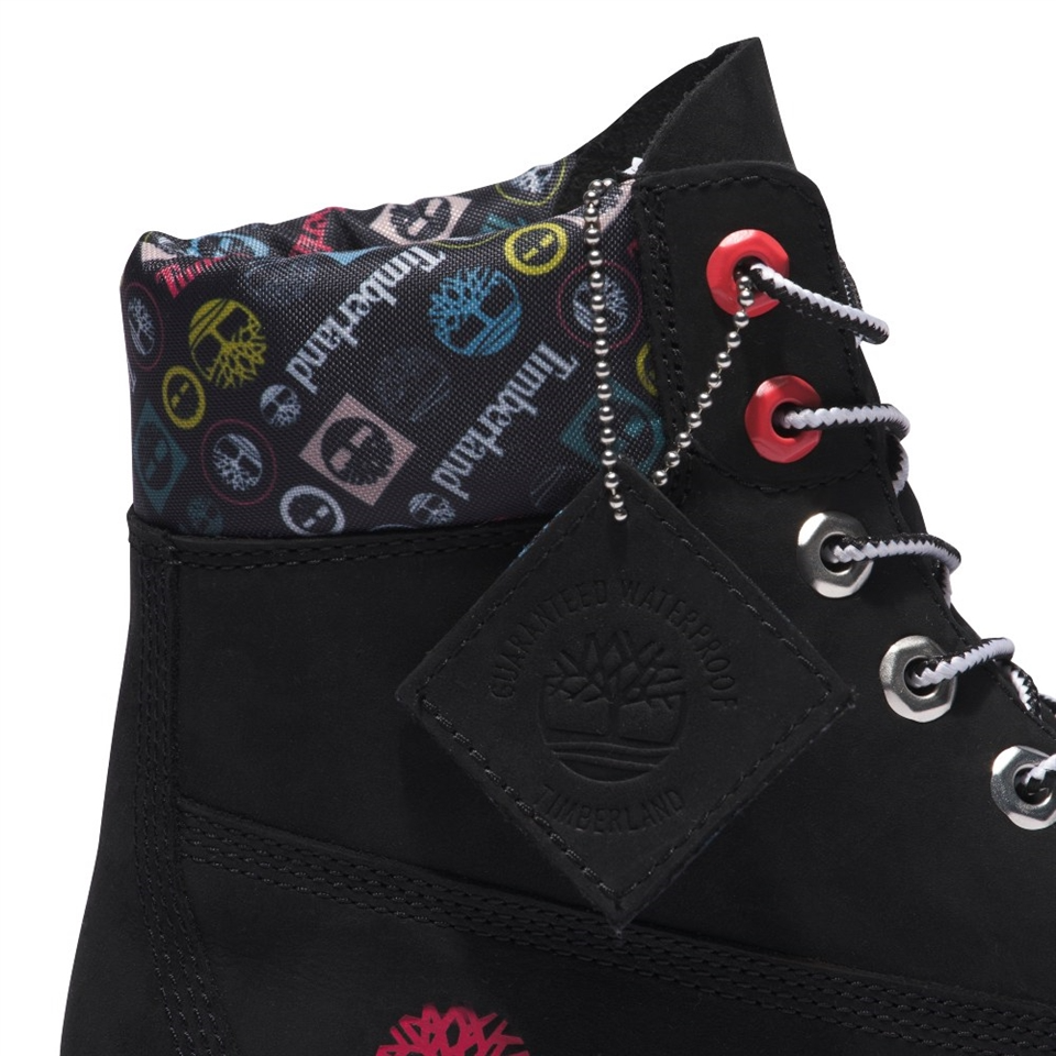 Giày Timberland Nubuck Leather Waterproof 6 Inch Boots ‘Black’ A5M24001 - Ảnh 5