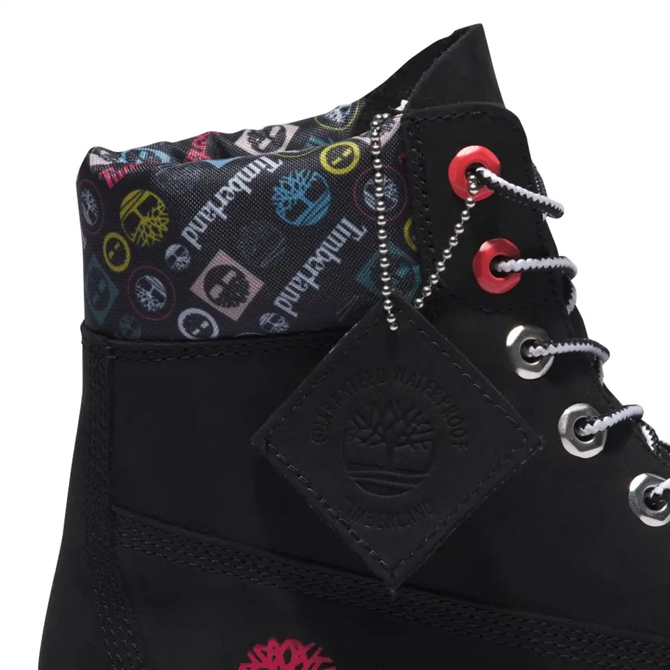 Giày Timberland Nubuck Leather Waterproof 6 Inch Boots ‘Black’ A5M24001 - Ảnh 5