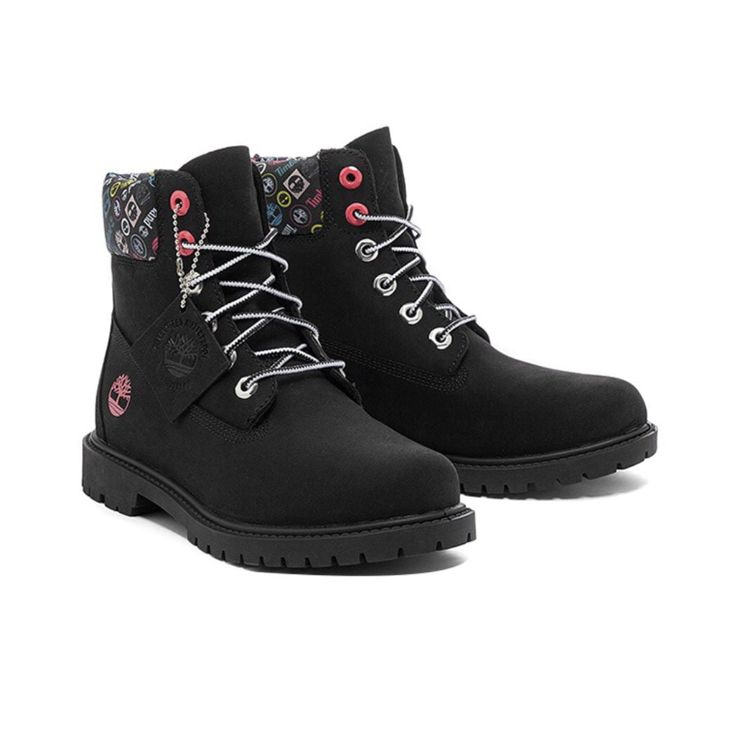 Giày Timberland Nubuck Leather Waterproof 6 Inch Boots ‘Black’ A5M24001 - Ảnh 6