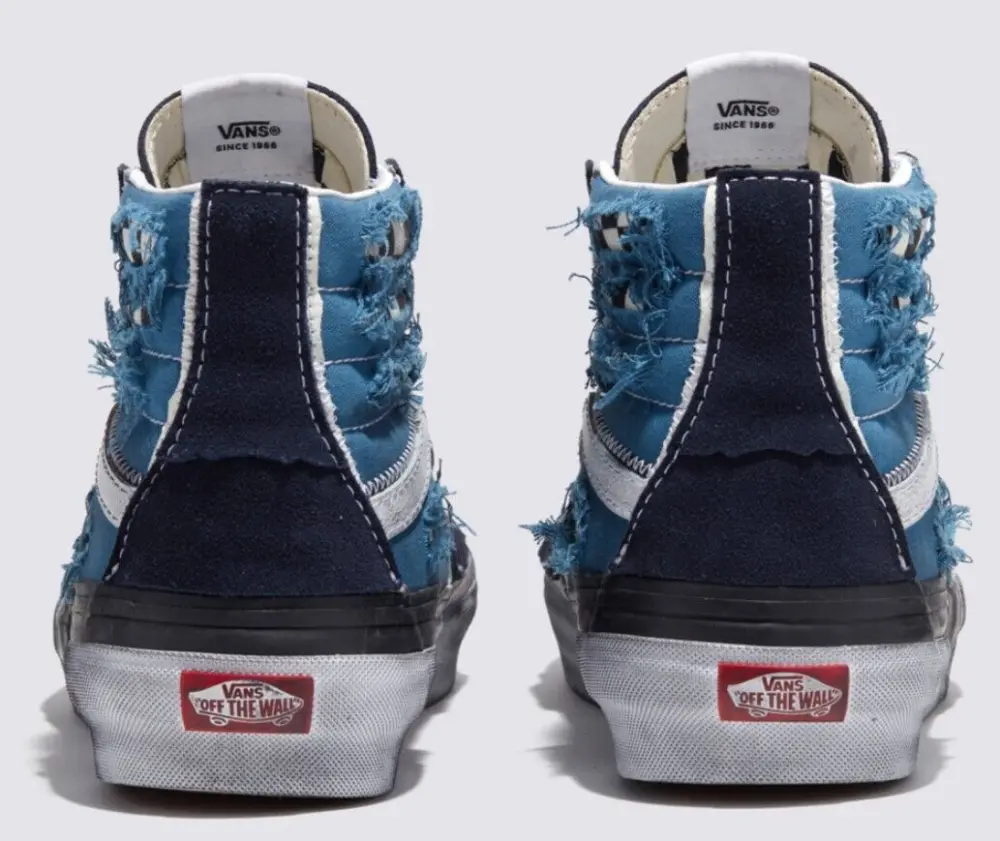 Giày Vans SK8‑HI Reconstruct ‘Blue Black’ VN0005UKNGJ - Ảnh 3