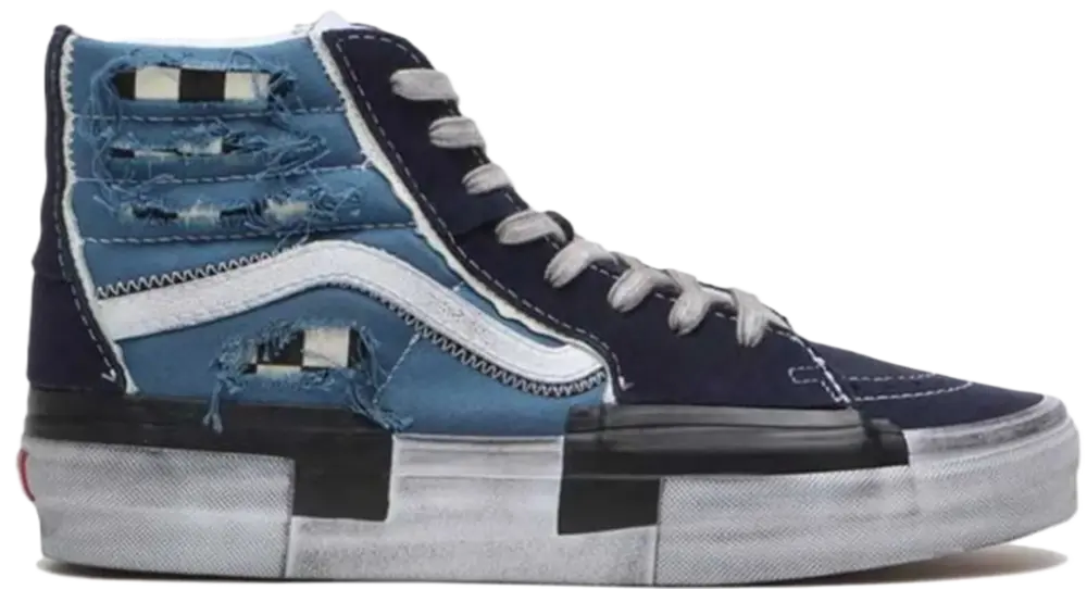 Giày Vans SK8‑HI Reconstruct ‘Blue Black’ VN0005UKNGJ