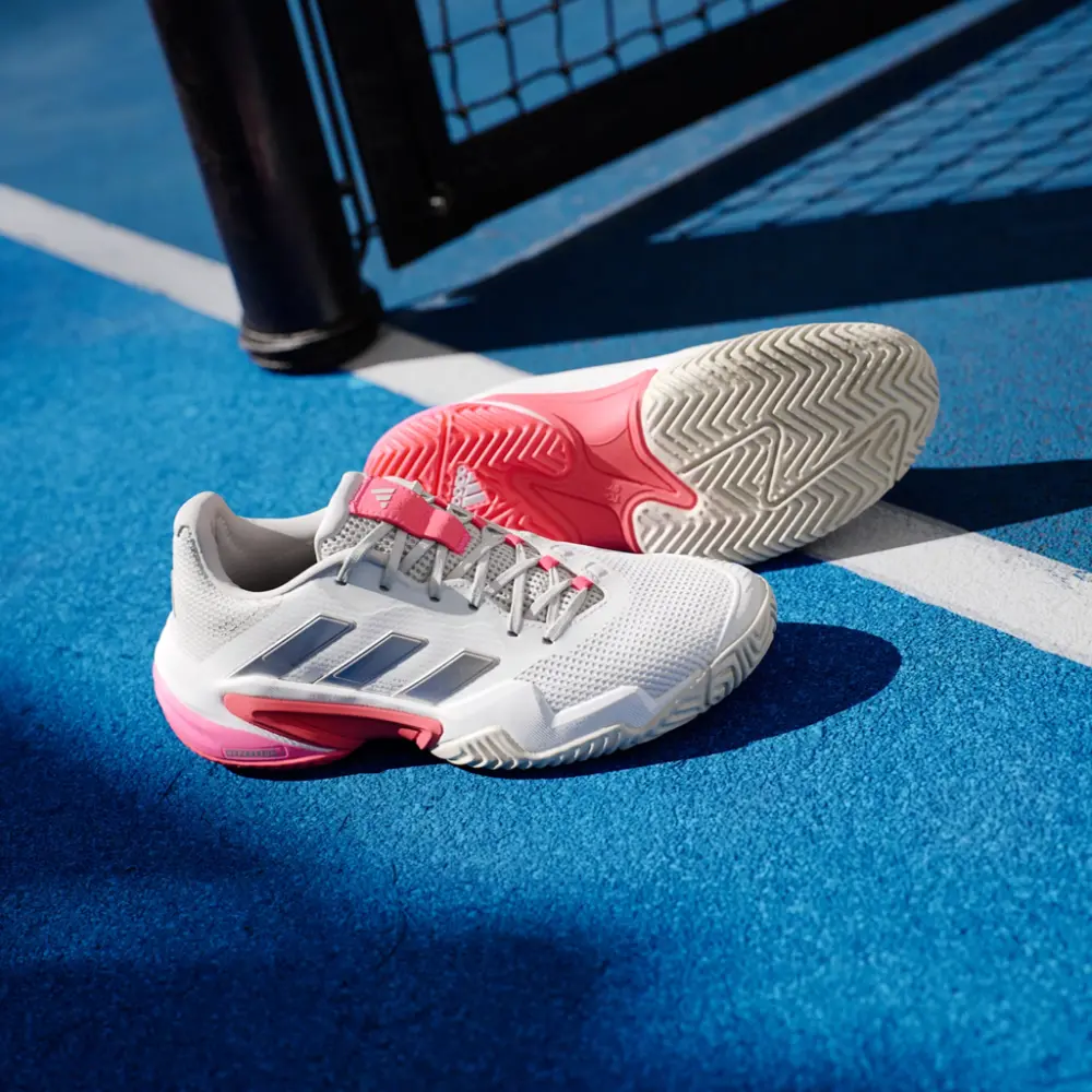 Alternative view of Giày Adidas Barricade 13 'Champagne Metallic Lucid Red' IH2967