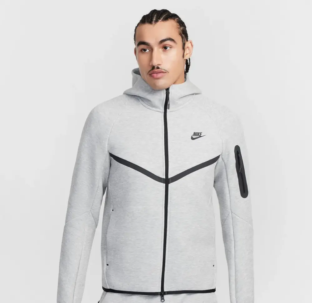 Áo Nike Tech Fleece Full Zip Hoodie ‘Dark Gray’ HV0950-063 - Ảnh 4