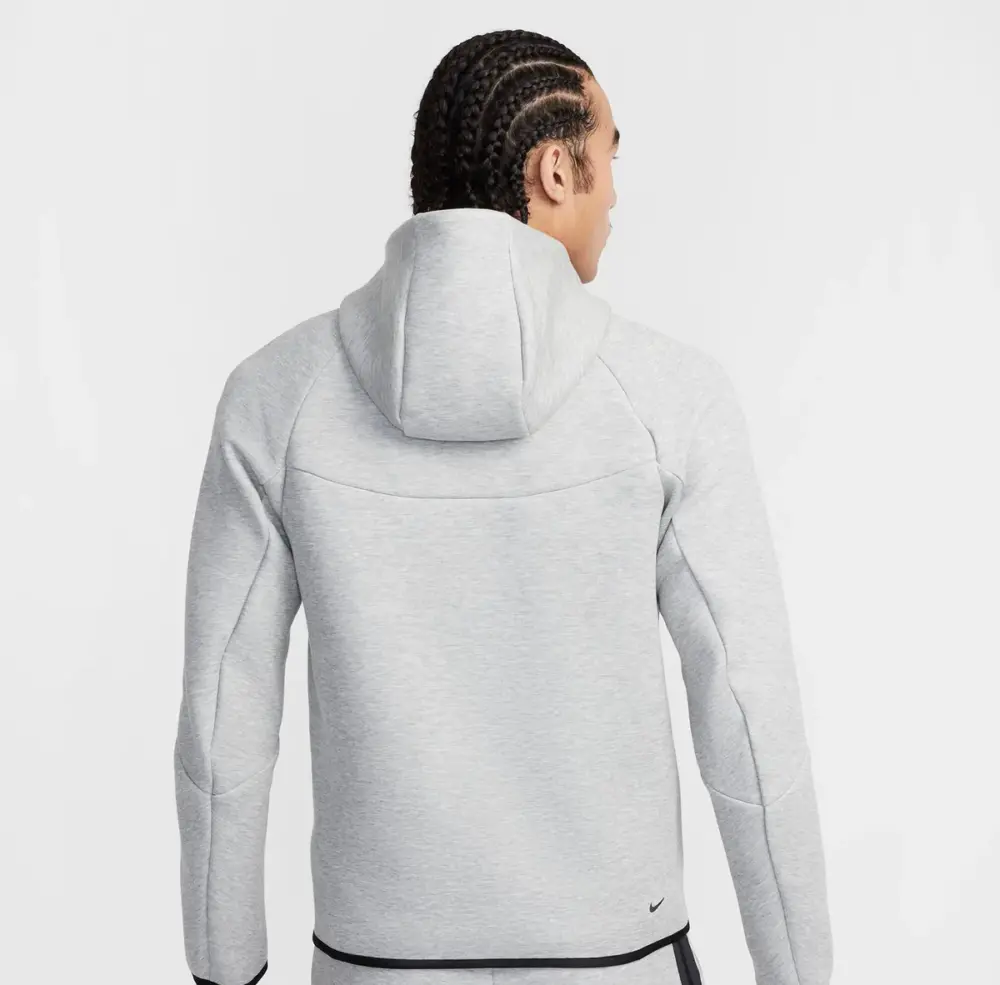 Áo Nike Tech Fleece Full Zip Hoodie ‘Dark Gray’ HV0950-063 - Ảnh 3