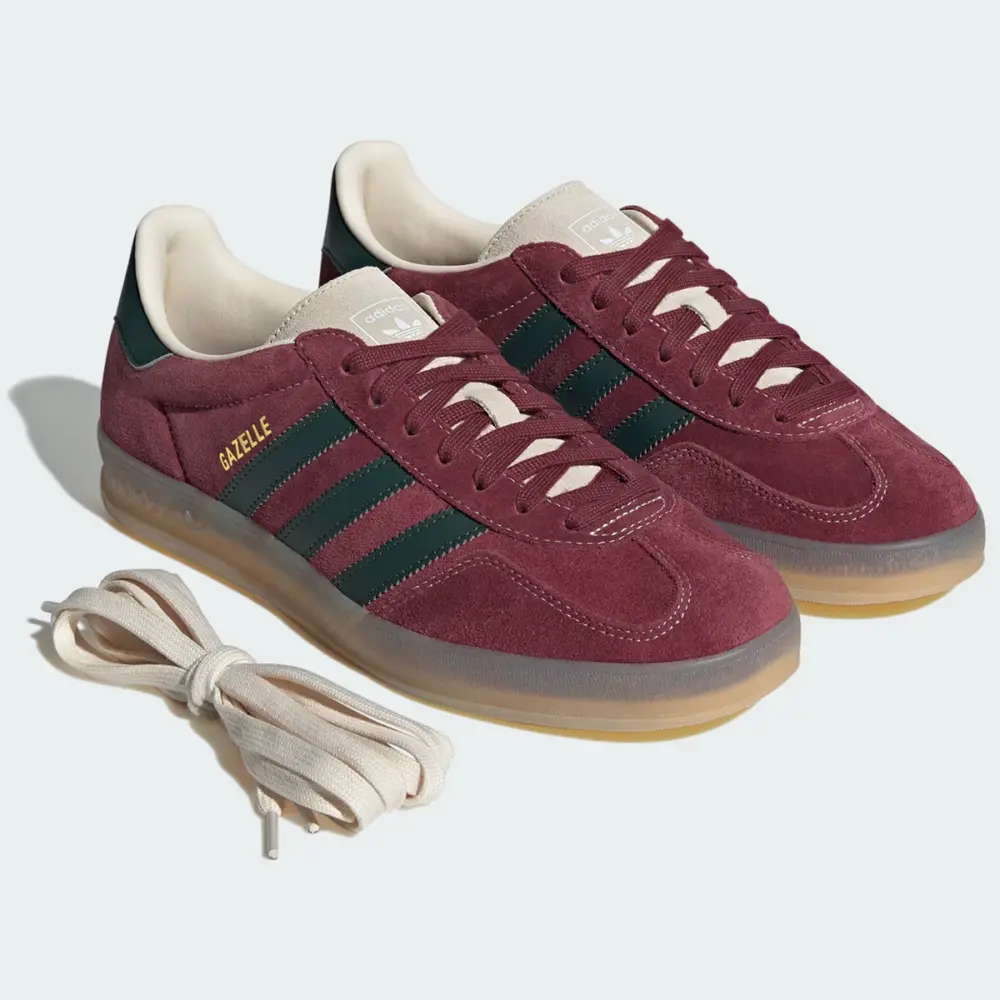 Giày Adidas Gazelle Indoor ‘Shadow Red Green’ JH5403 - Ảnh 3