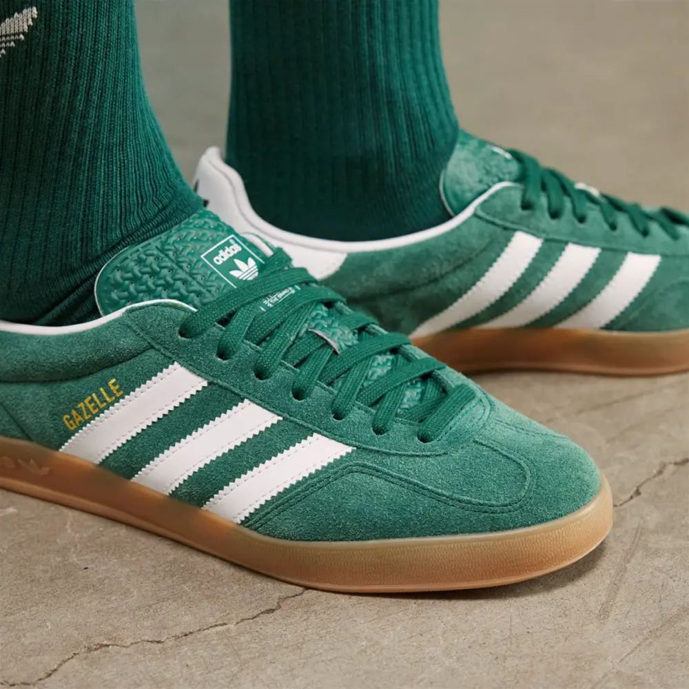 Alternative view of Giày Adidas Gazelle Indoor ‘Collegiate Green Gum’ JI2062