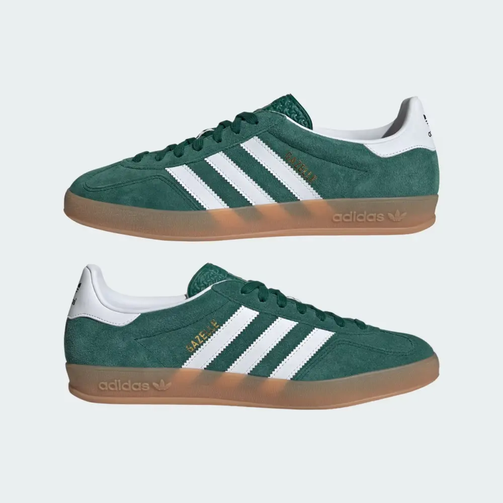 Giày Adidas Gazelle Indoor ‘Collegiate Green Gum’ JI2062 - Ảnh 5