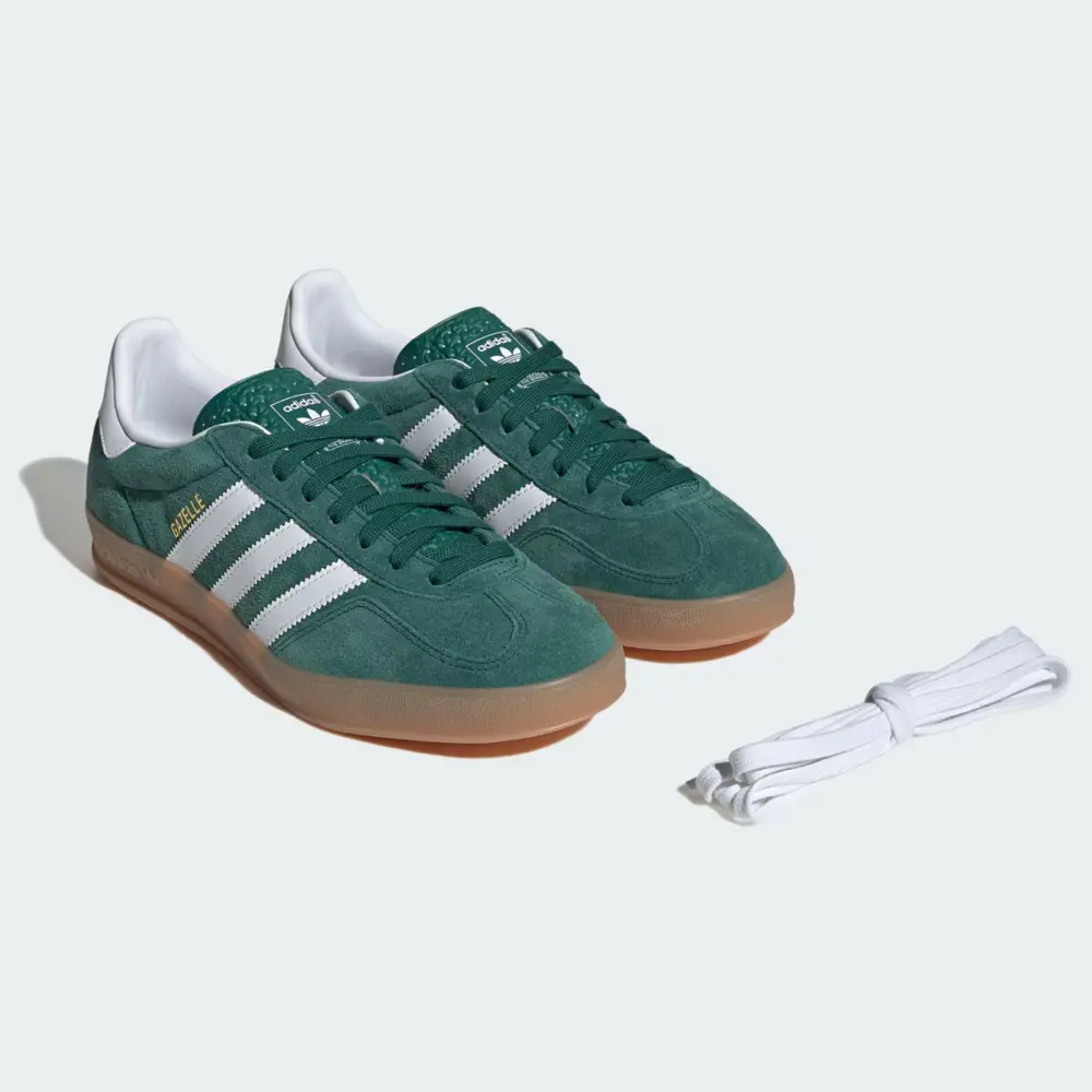Giày Adidas Gazelle Indoor ‘Collegiate Green Gum’ JI2062 - Ảnh 4