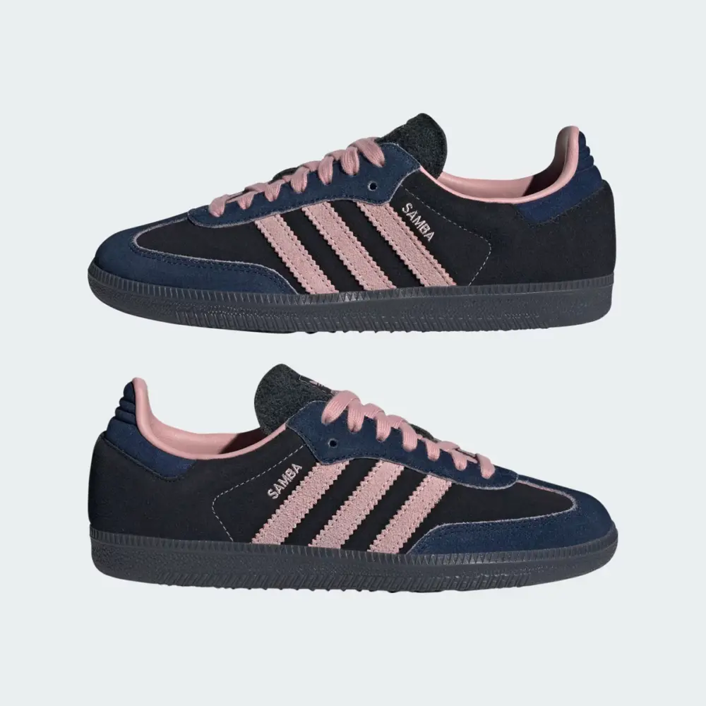Giày Adidas Samba OG ‘Black Wonder Mauve Indigo’ JI2679 - Ảnh 5