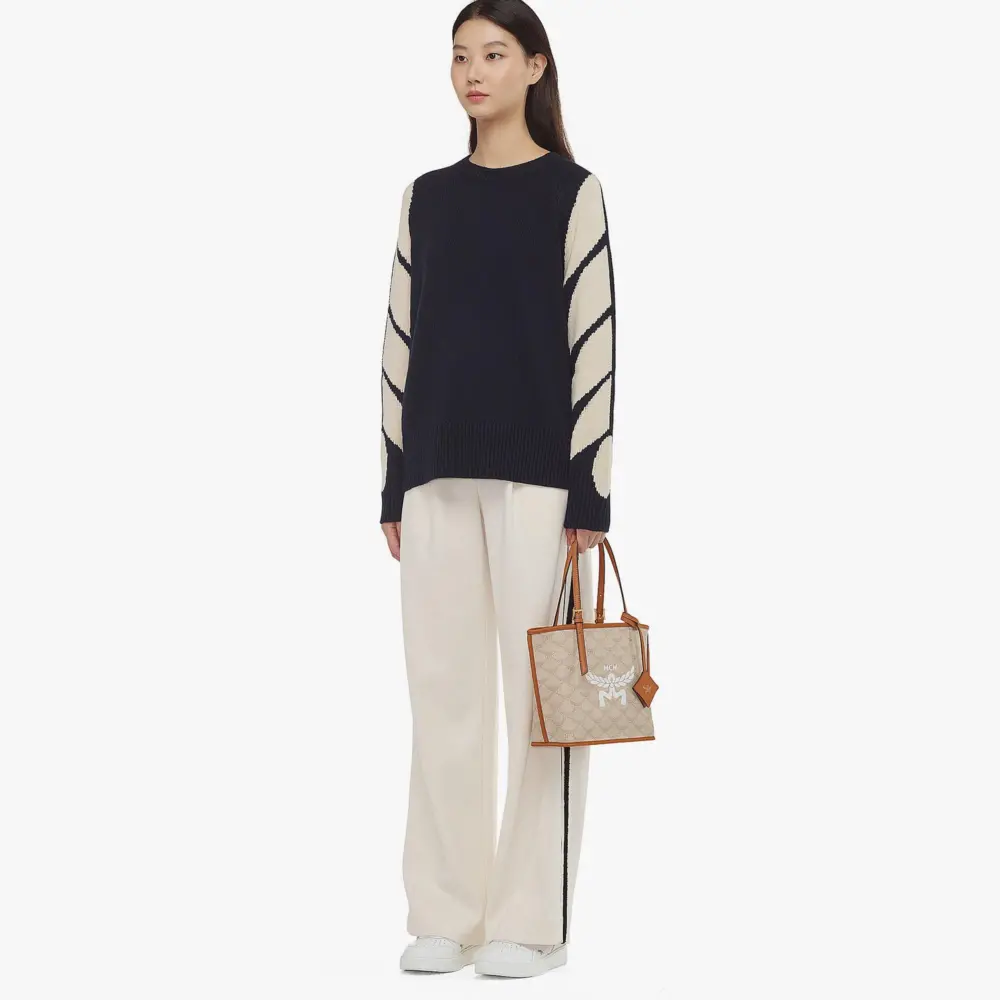 Alternative view of Túi MCM Himmel Shopper in Lauretos ‘Beige’ MWPESAC02I9001