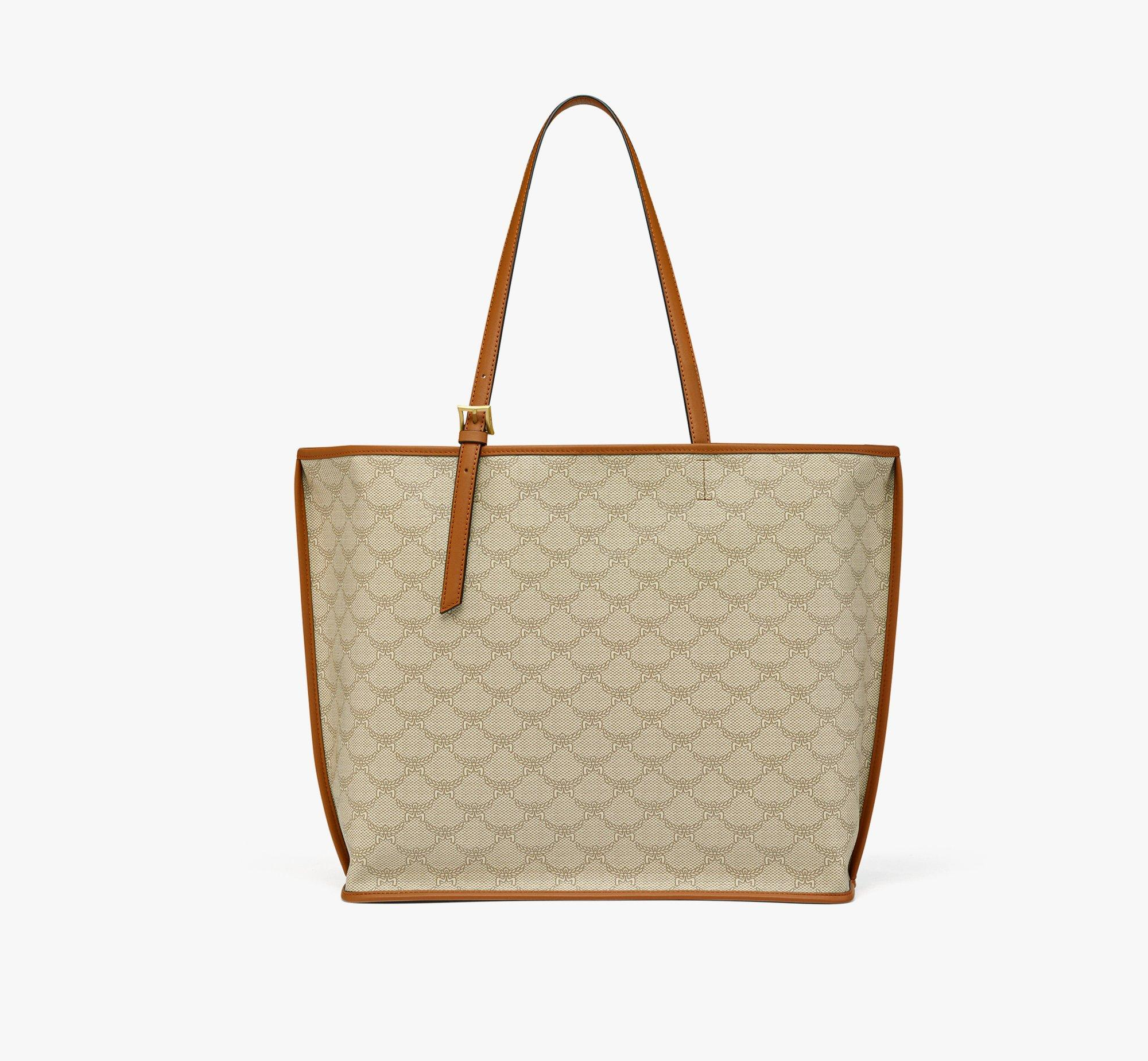 Túi MCM Himmel Shopper in Lauretos ‘Beige’ MWPESAC03I9001 - Ảnh 3