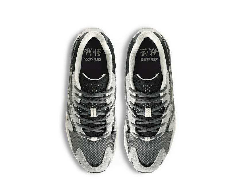 Giày Mizuno Wave Rider 10 ‘Dark Grey Lime Yellow’ D1GA246401 - Ảnh 4