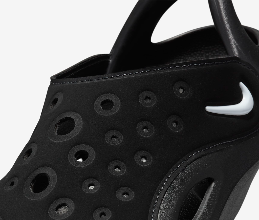 Dép Nike Aqua Swoosh GS ‘Black Anthracite White’ FV6363-002 - Ảnh 6