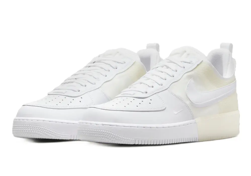 Giày Nike Air Force 1 React Photon Dust ‘Cream’ DM0573-100 - Ảnh 5