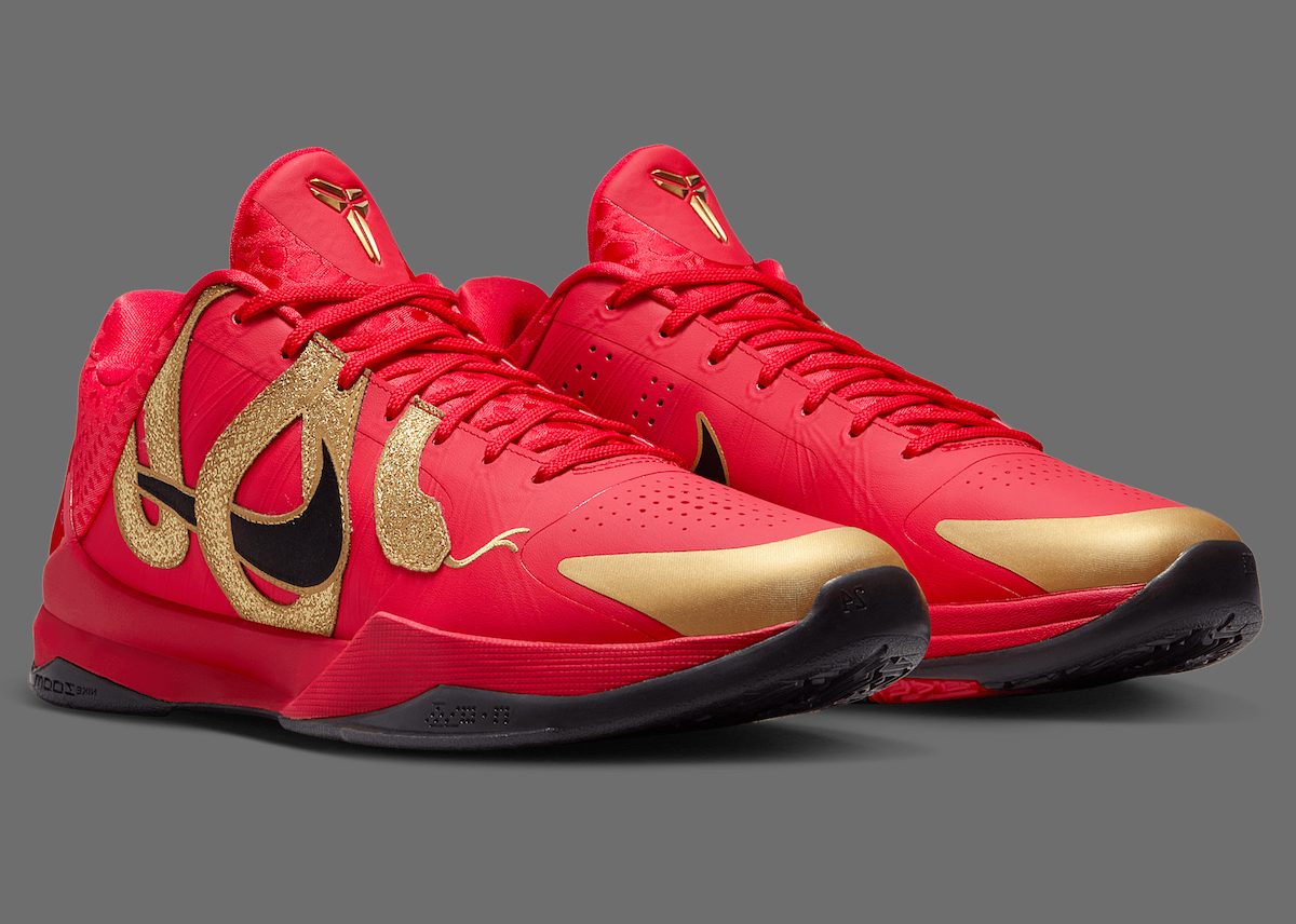 Giày Nike Kobe 5 Protro Year Of The Mamba ‘Red’ HF5182-600 - Ảnh 5