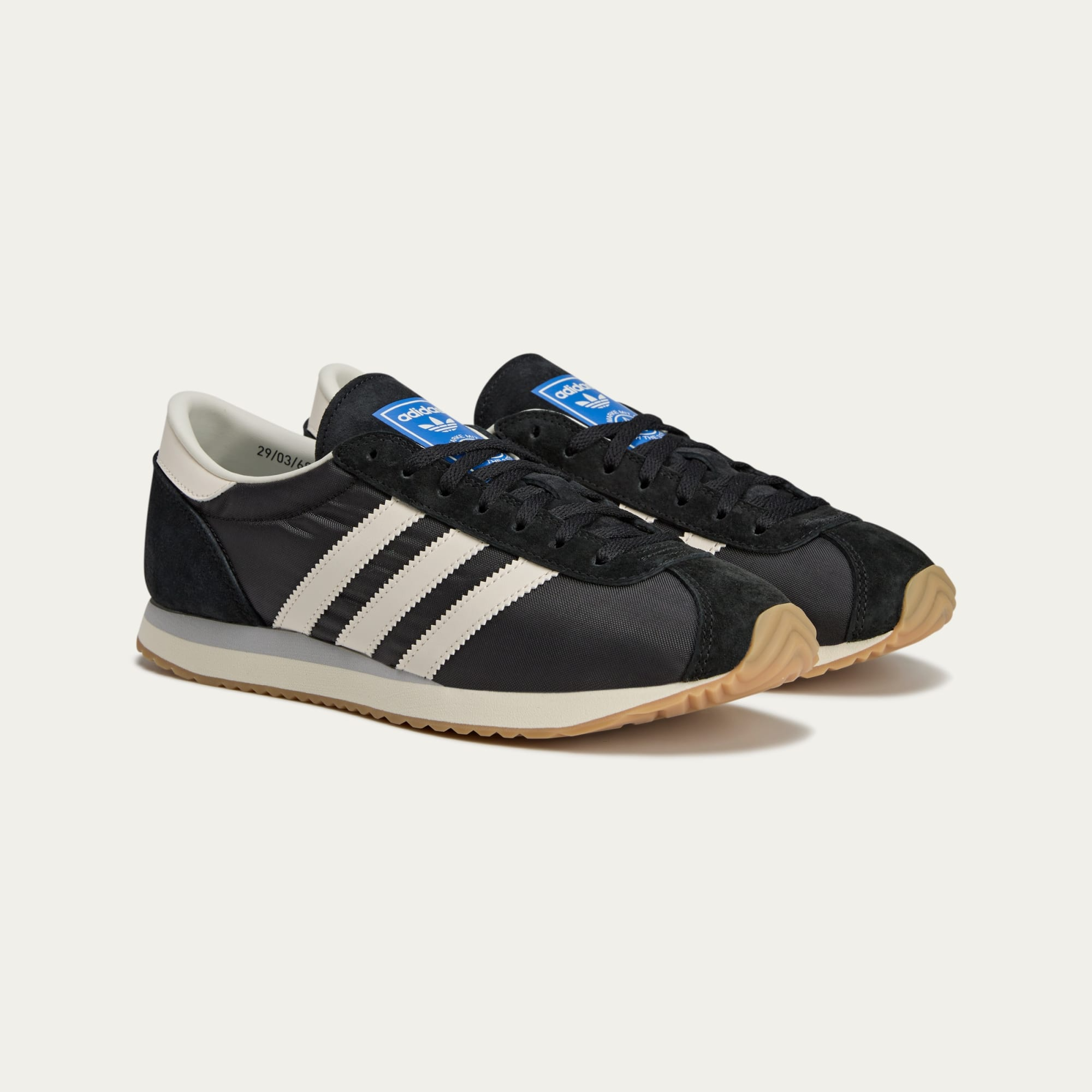 Giày Adidas Pampanga SPZL ‘Black Chalk White’ JQ2404 - Ảnh 4