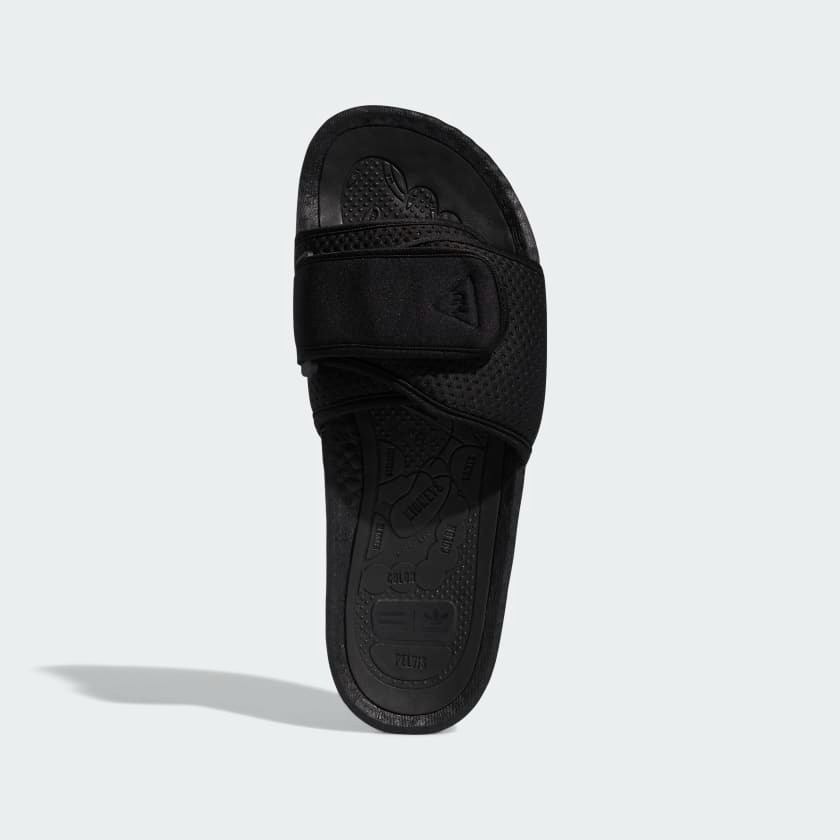 Dép Adidas Pharrell x Boost Slides ‘Triple Black’ FX8056 - Ảnh 3