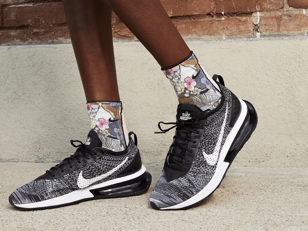 Giày Nike Air Max Flyknit Racer 'Black White' DM9073-001 - Ảnh 5