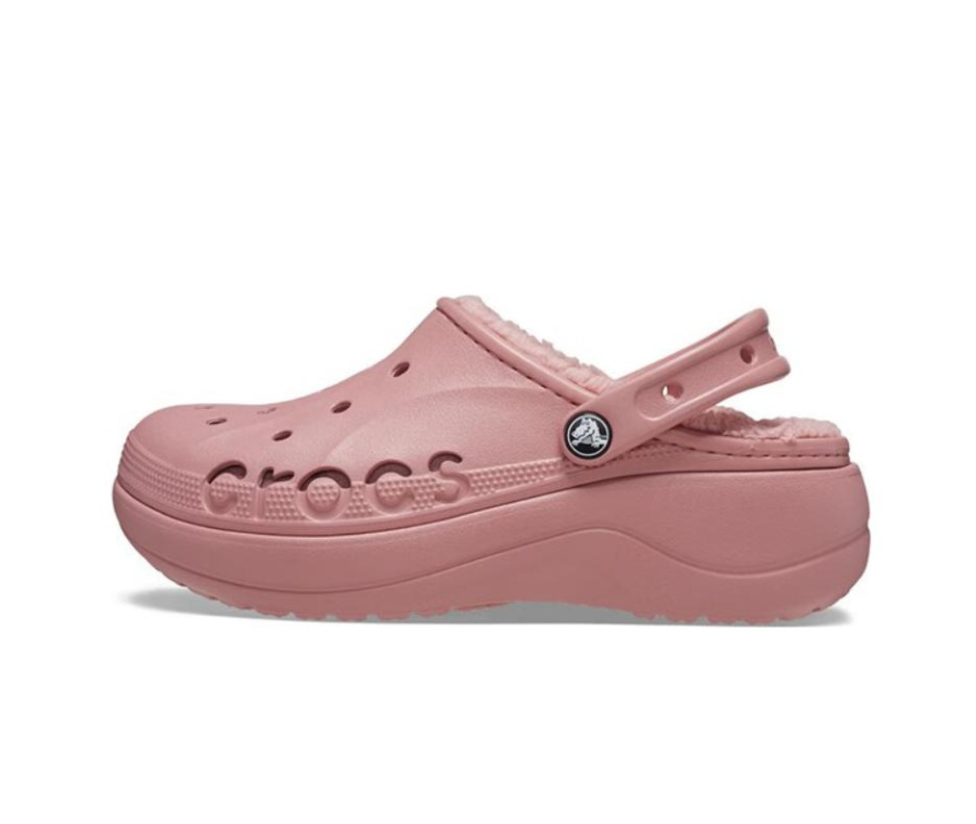 Alternative view of Dép Crocs Classic Platform Lined Clog ‘Pink’ 208708-682