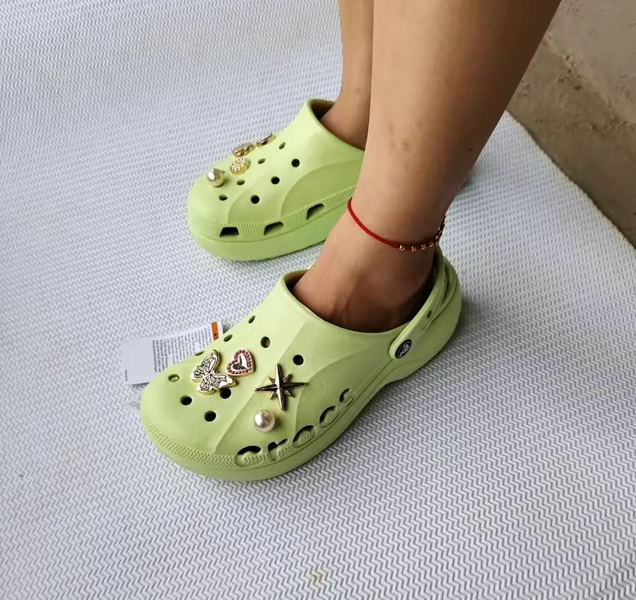 Alternative view of Dép Crocs Platform Elevated Pastel ‘Neon’ 208899-335