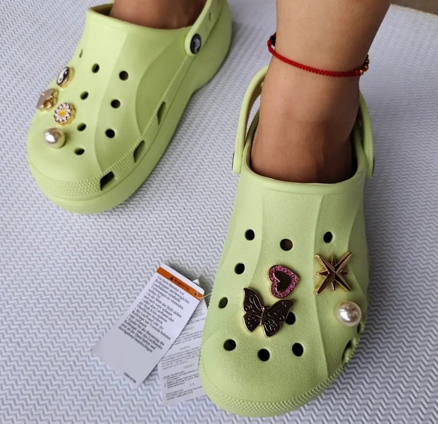 Dép Crocs Platform Elevated Pastel ‘Neon’ 208899-335 - Ảnh 3
