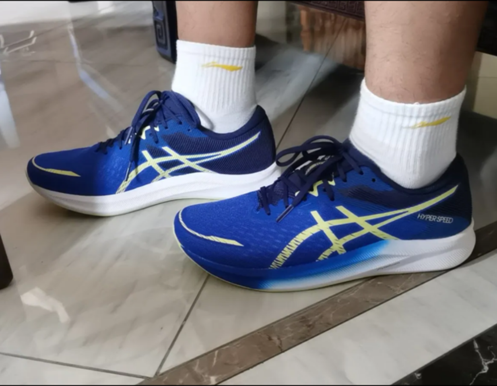 Giày Asics Hyper Speed 3 ‘Glow Yellow’ 1011B701-400 - Ảnh 4