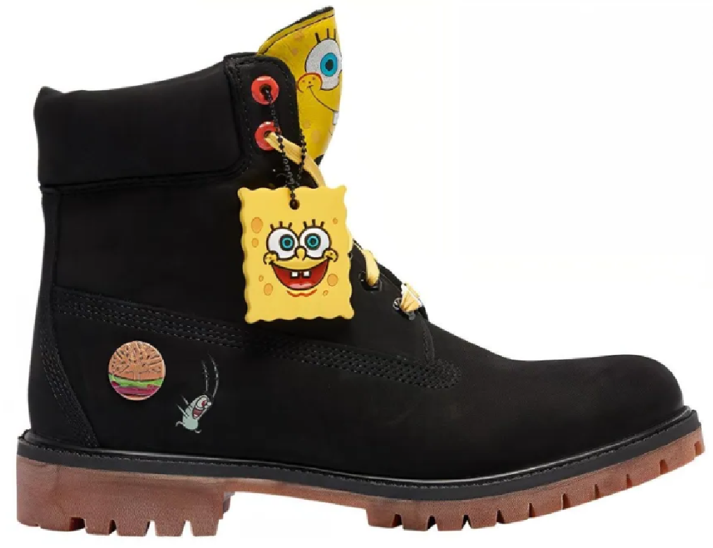 Giày Timberland 6 x SpongeBob SquarePants ‘Black’ A22TF001