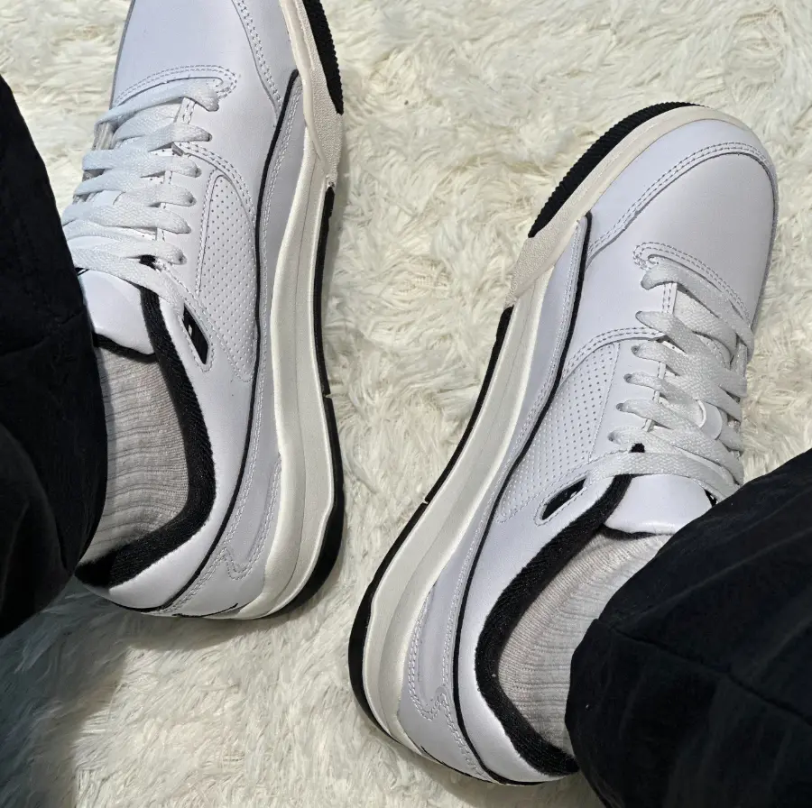 Giày Nike Air Jordan Flight Court ‘White Black’ HF3255-100 - Ảnh 5