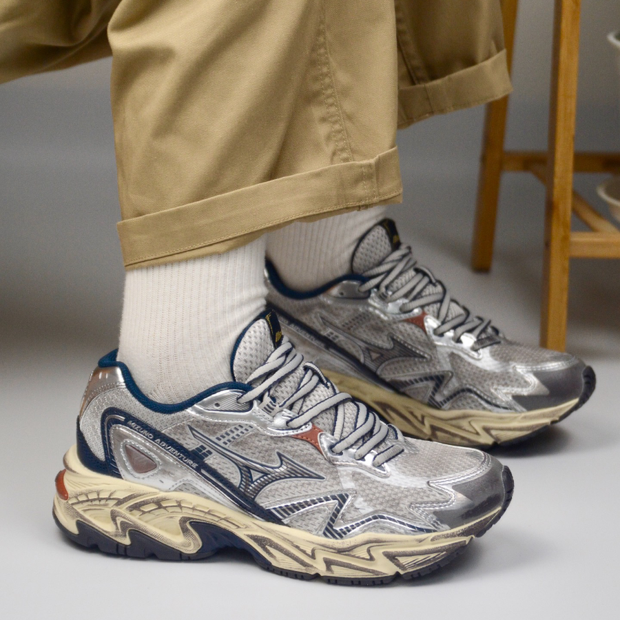 Giày Mizuno Adventure ‘Silver Navy’ D1GH230106 - Ảnh 3