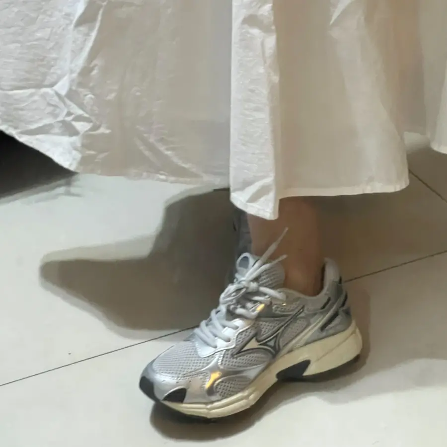 Giày Mizuno Low Top ‘Silver Grey’ D1GH222917 - Ảnh 4