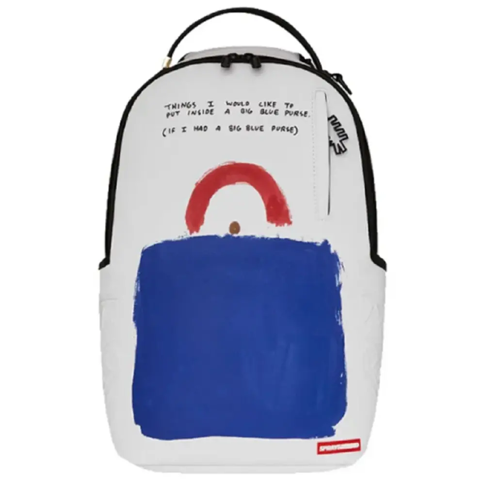 Balo Sprayground Logo ‘White Blue’ W1045757