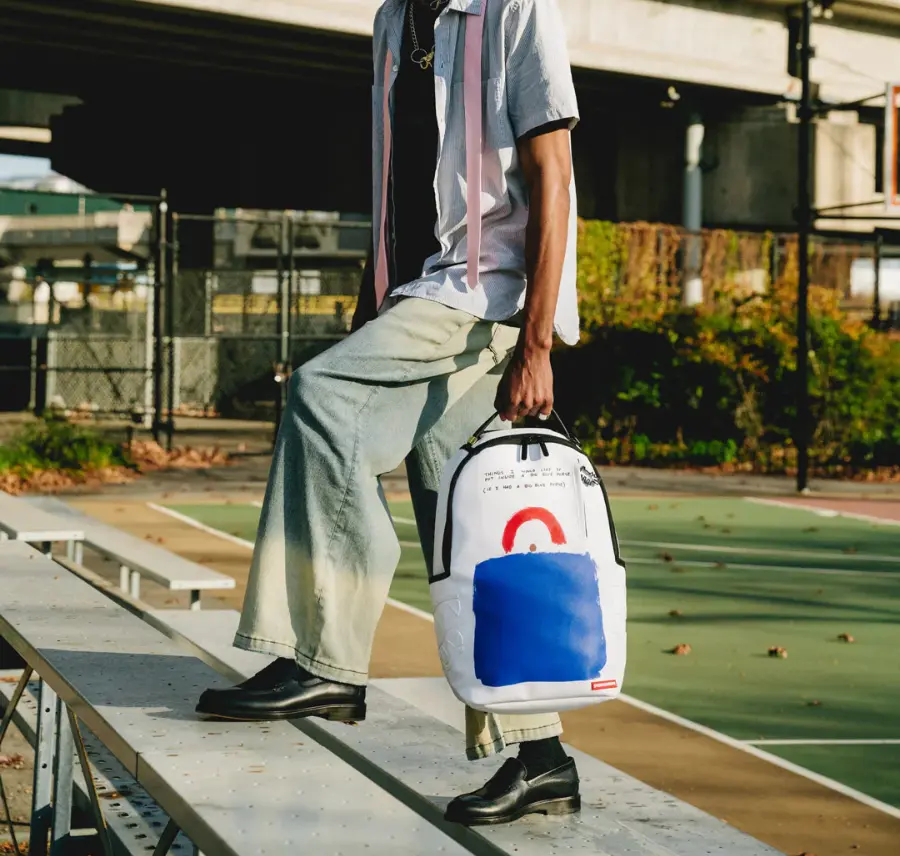 Alternative view of Balo Sprayground Logo ‘White Blue’ W1045757