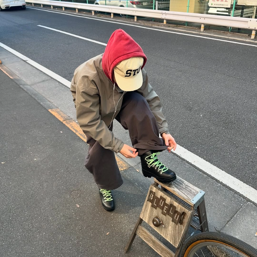 Giày Timberland World Hiker Boot ‘Stussy Black’ A5Z33001 - Ảnh 5