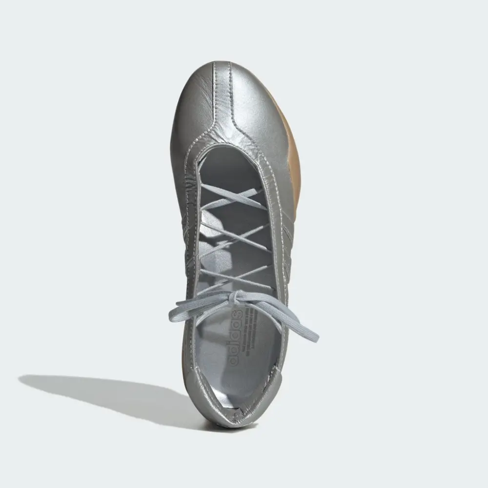 Giày Adidas Taekwondo Mei Ballet 'Silver Metallic Gum' JR7032 - Ảnh 6