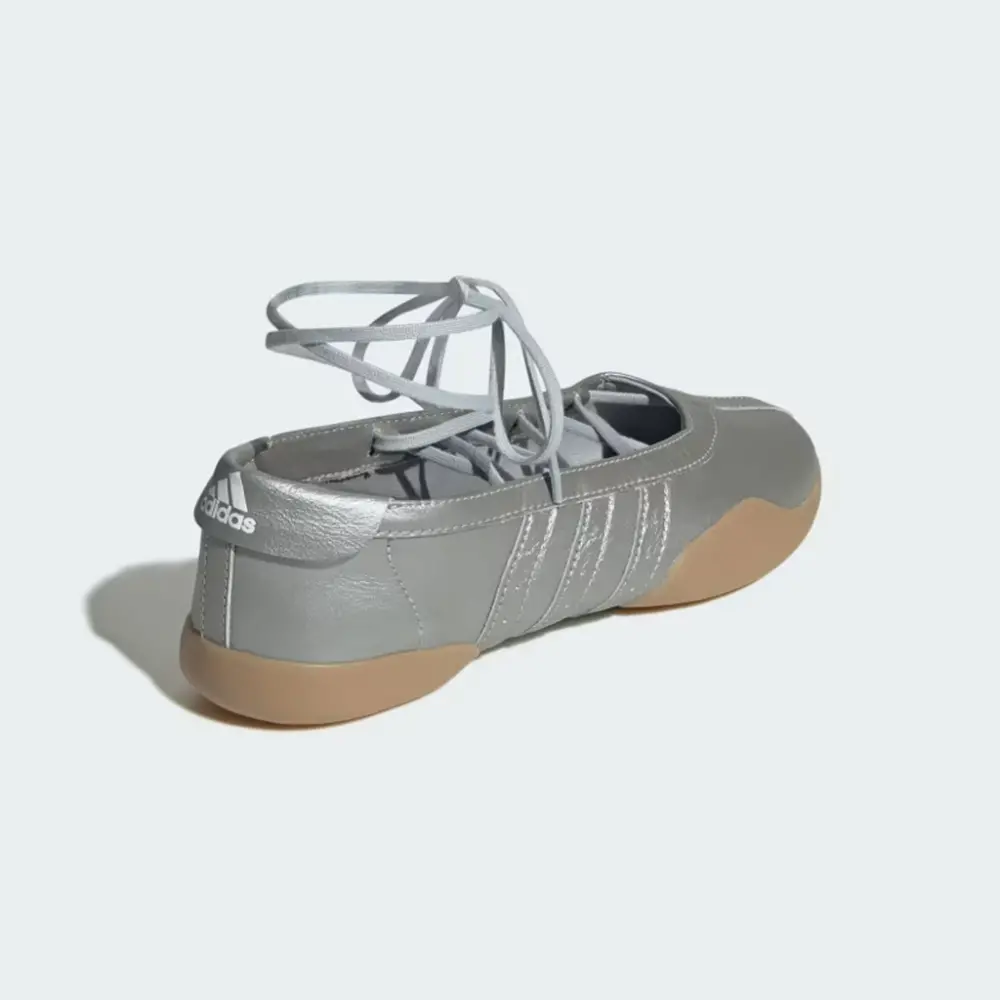 Giày Adidas Taekwondo Mei Ballet 'Silver Metallic Gum' JR7032 - Ảnh 4