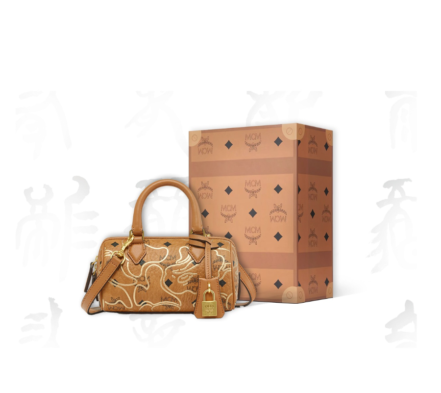 Túi MCM x Bape Ella LNY VI ‘Cognac’ MWBESEA10CO001 - Ảnh 2