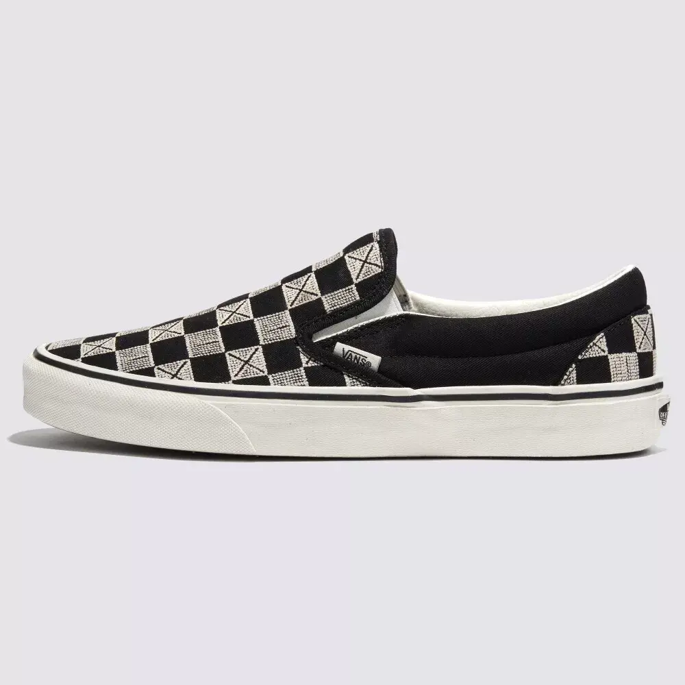 Giày Vans Stitch Checkerboard Slip-on ‘Black’ VN000BVZCJJ - Ảnh 4