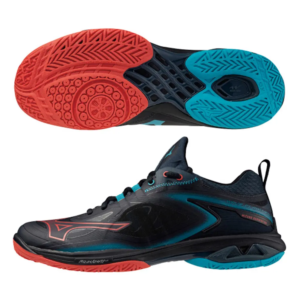 Alternative view of Giày Mizuno Wave Claw Neo 3 'Black' 71GA247317
