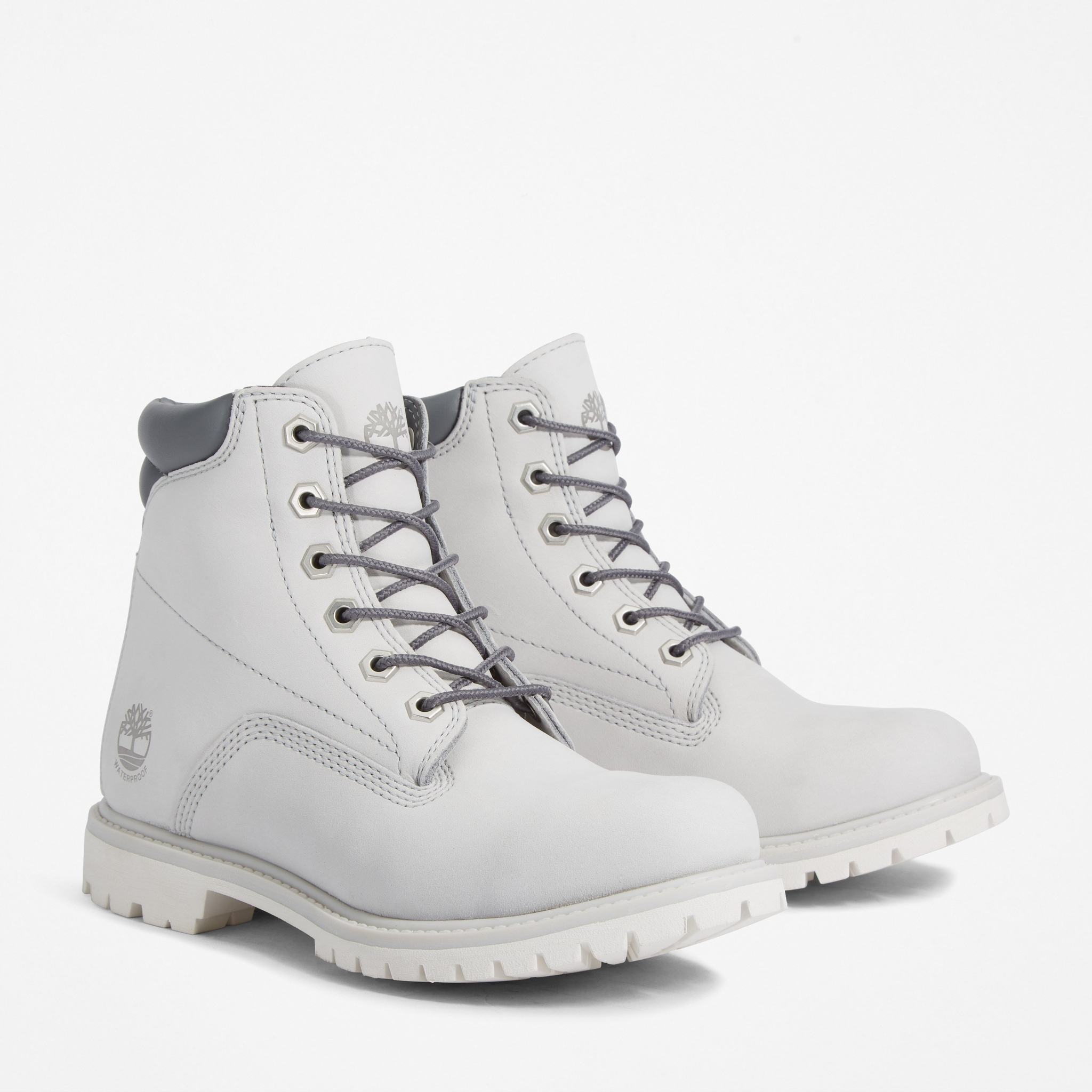 Giày Timberland Waterville 6 Inch ‘Light Grey Nubuck’ A2M1UM29 - Ảnh 6