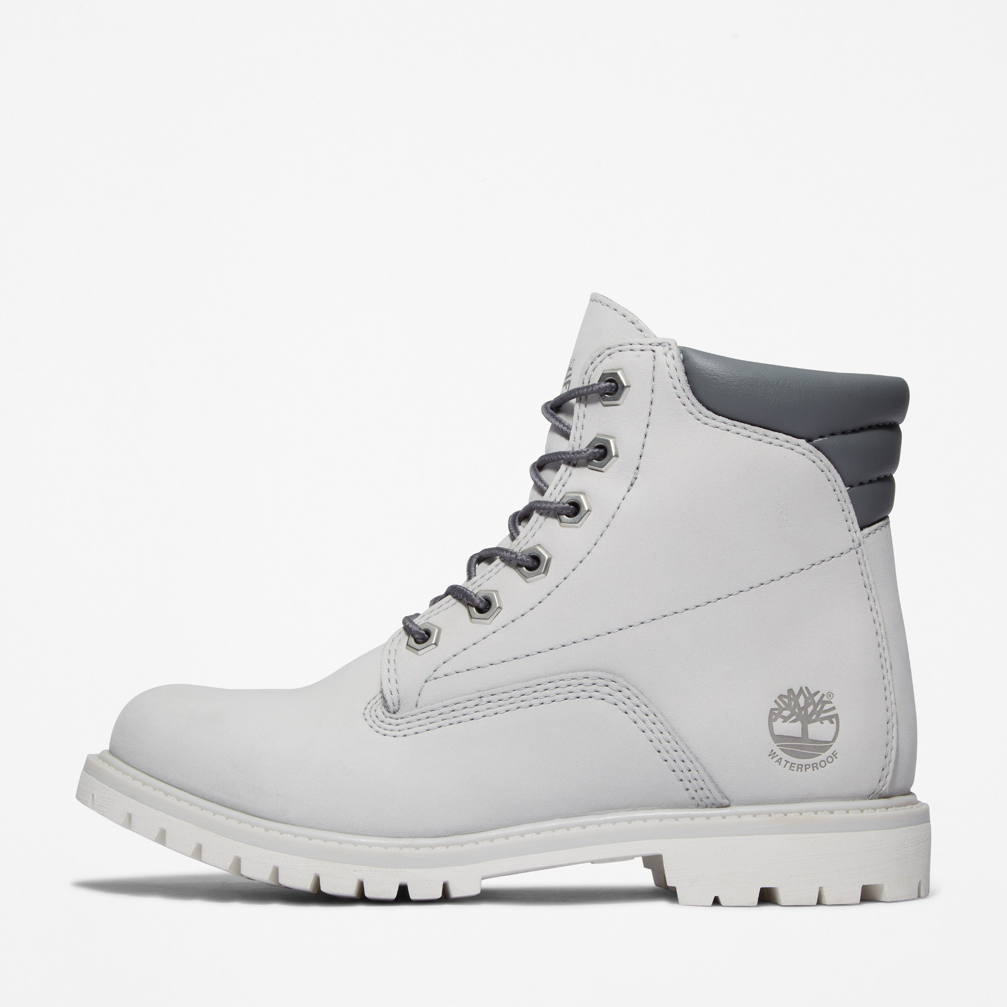 Giày Timberland Waterville 6 Inch ‘Light Grey Nubuck’ A2M1UM29 - Ảnh 2