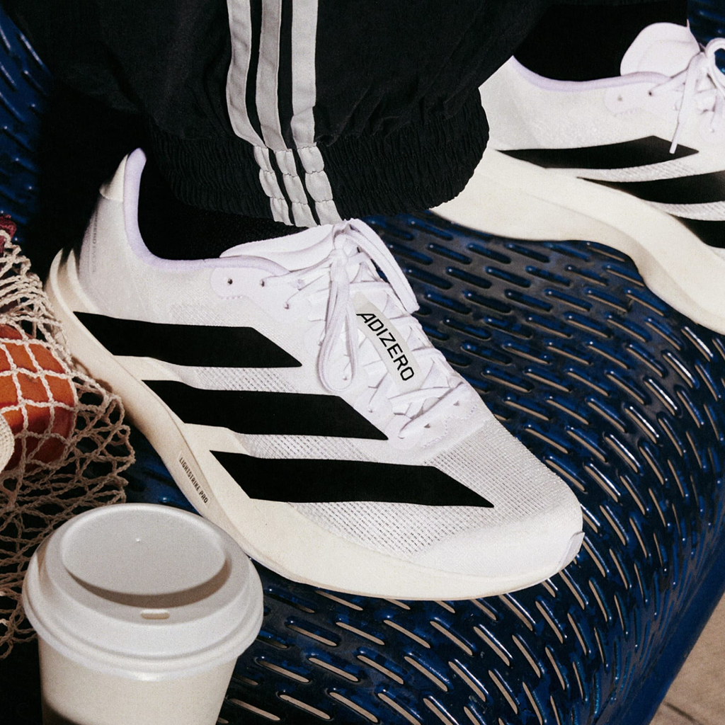 Giày Adidas Adizero Evo SL 'White Black' JH6206 - Ảnh 4