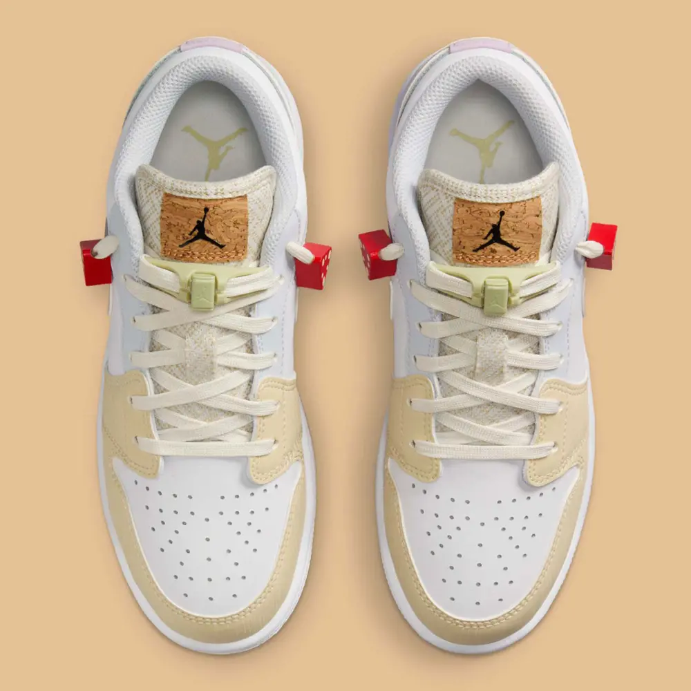 Giày Nike Air Jordan 1 Low GS ‘Mushroom’ IB8861-151 - Ảnh 4