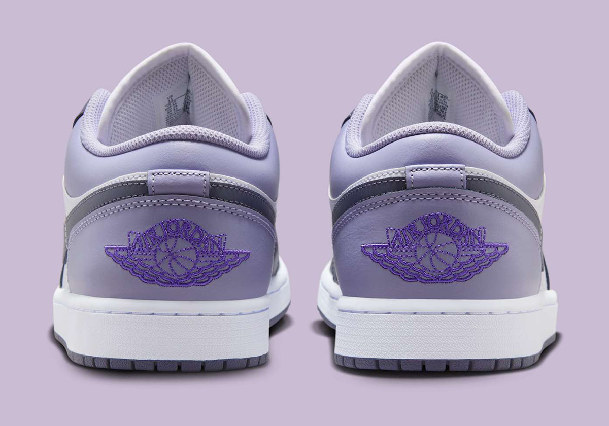 Giày Nike Air Jordan 1 Low ‘Purple White’ 553558-145 - Ảnh 4