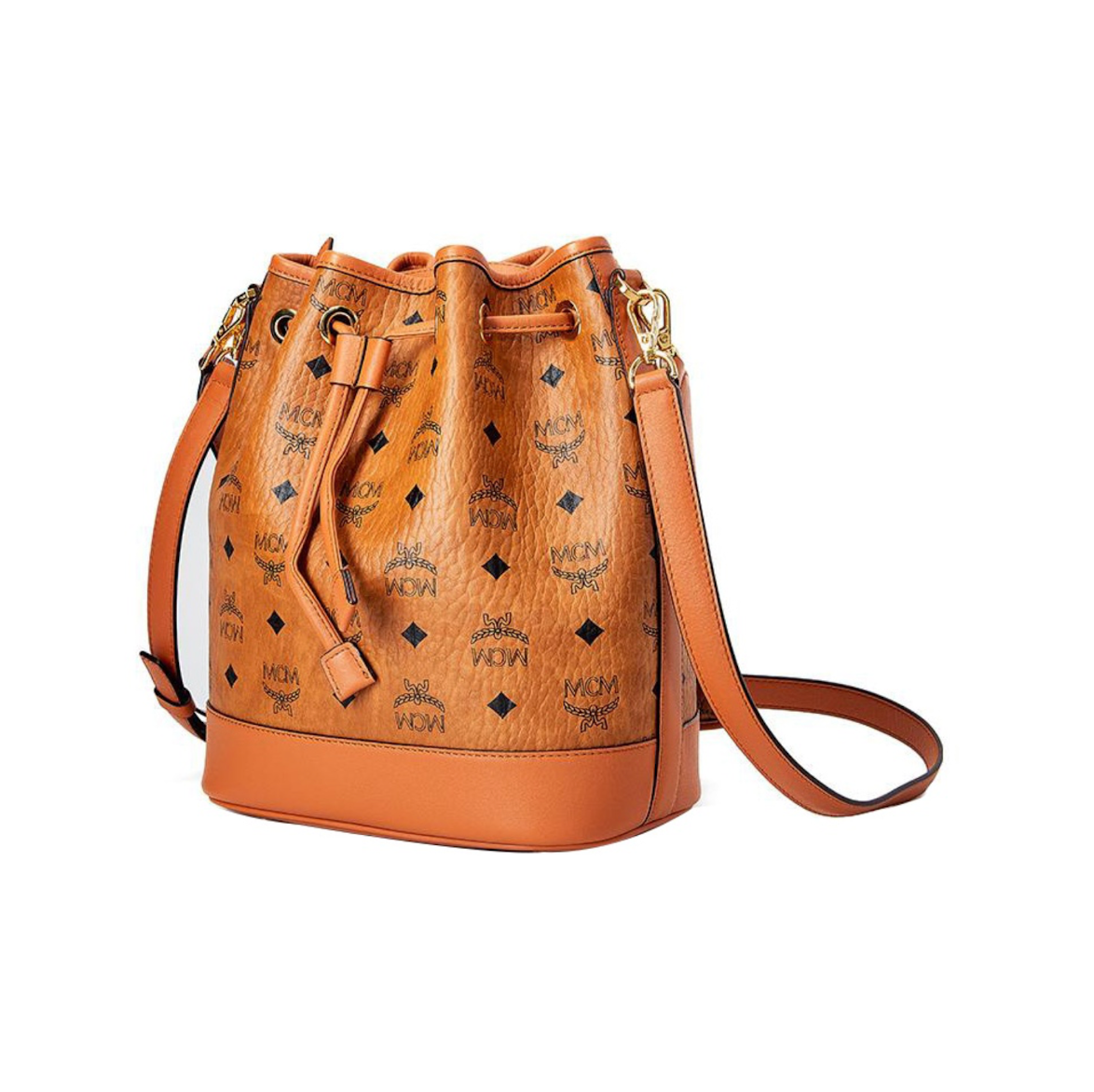 Túi MCM Dessau Drawstring Bag In Visetos ‘Beige’ MWDCSDU02CO001 - Ảnh 3