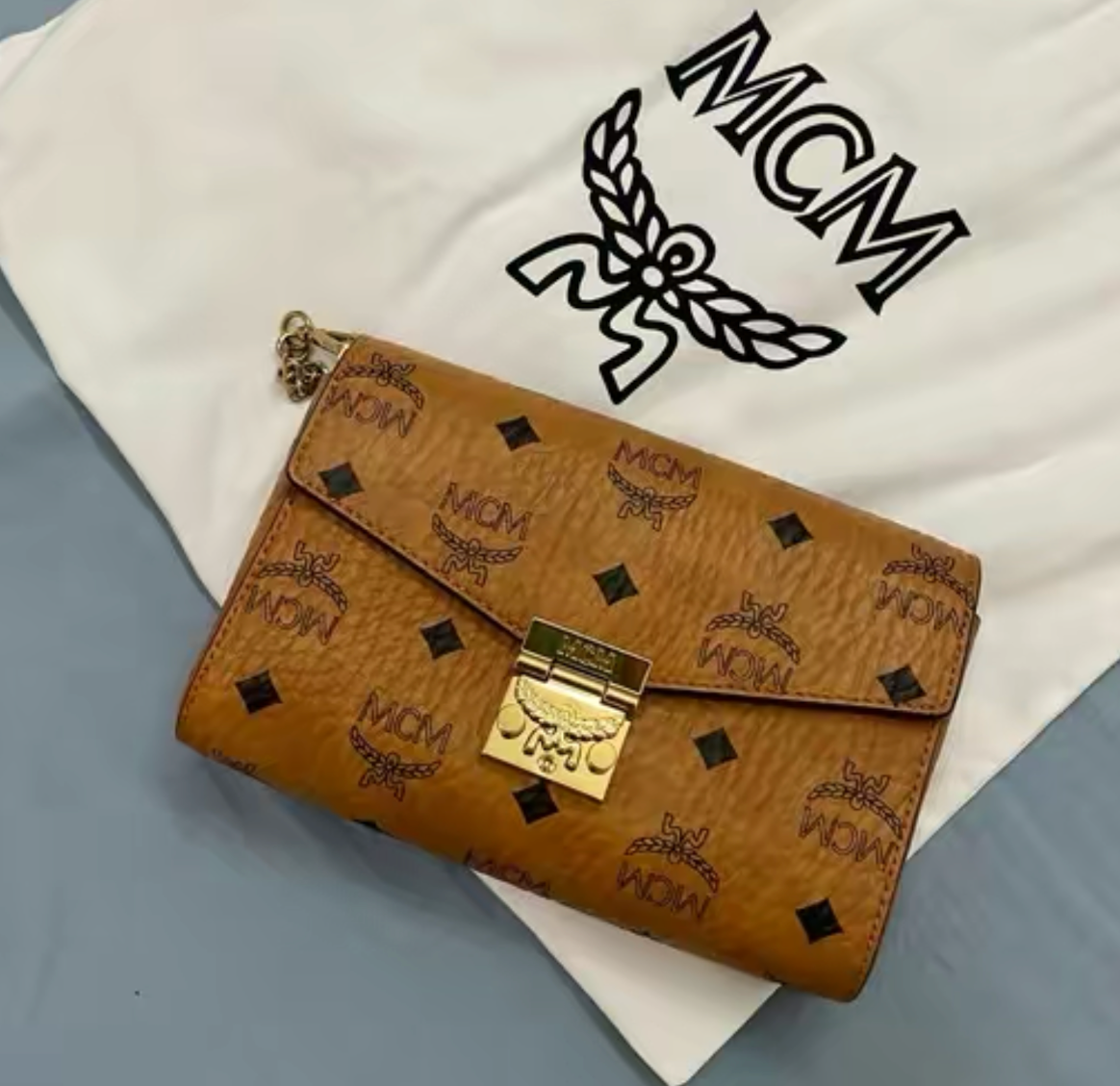 Túi MCM Tracy Flap Crossbody In Visetos ‘Beige’ MYZ9SME04CO001 - Ảnh 3